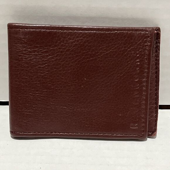 Leather Wallet Raven Works Studio Deer Skin Bi-Fold Chocolate Brown - Picture 1 of 6